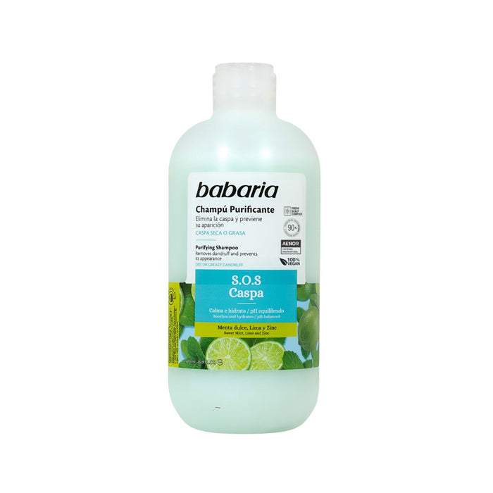 Shampoo Purificante Babaria S.O.S Caspa X 500Ml