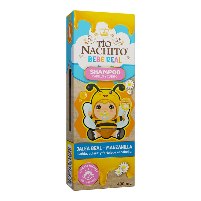 Shampoo Tío Nachito Jalea Real Manzanilla Bebé X 400Ml