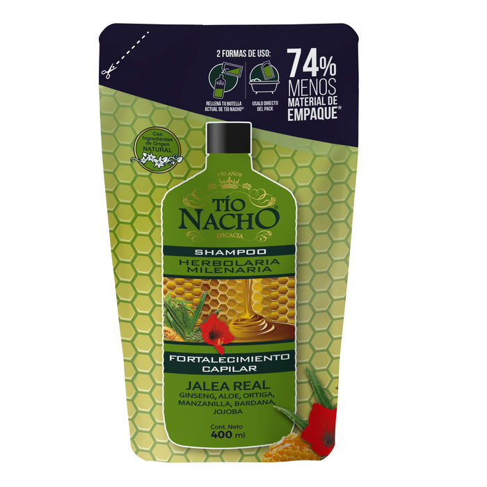 Shampoo Tio Nacho Herbolaria Doypack X 400Ml