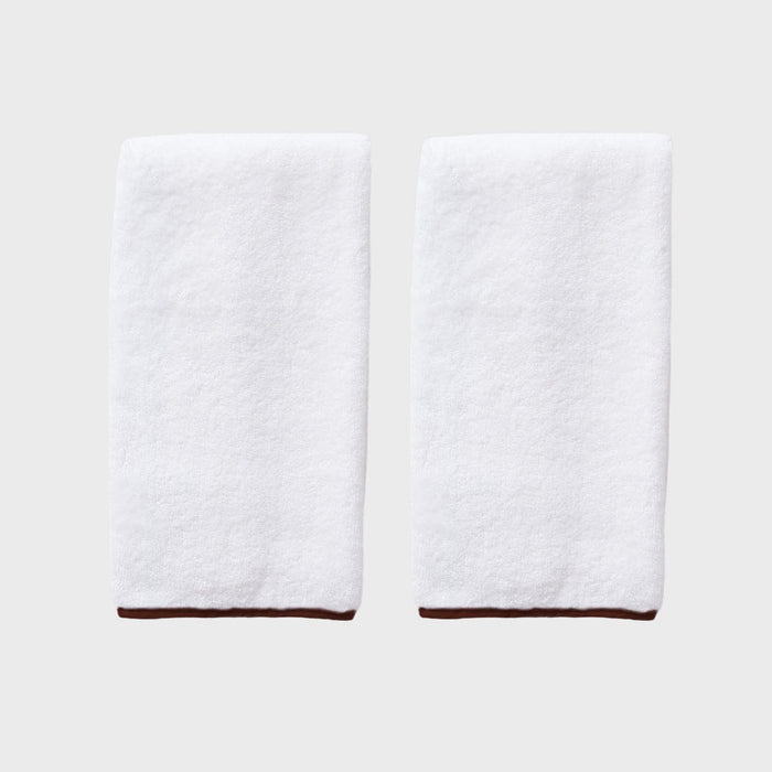Brown on White / No Embroidery