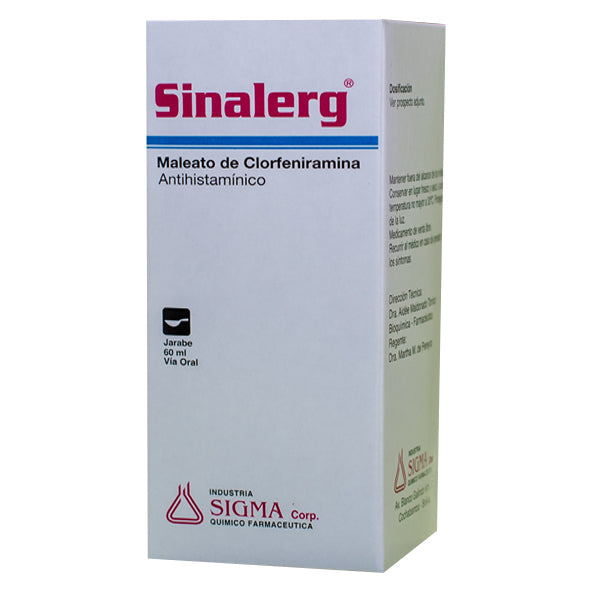 Sinalerg 2Mg 5Ml Jbe X 60Ml Clorfeniramina