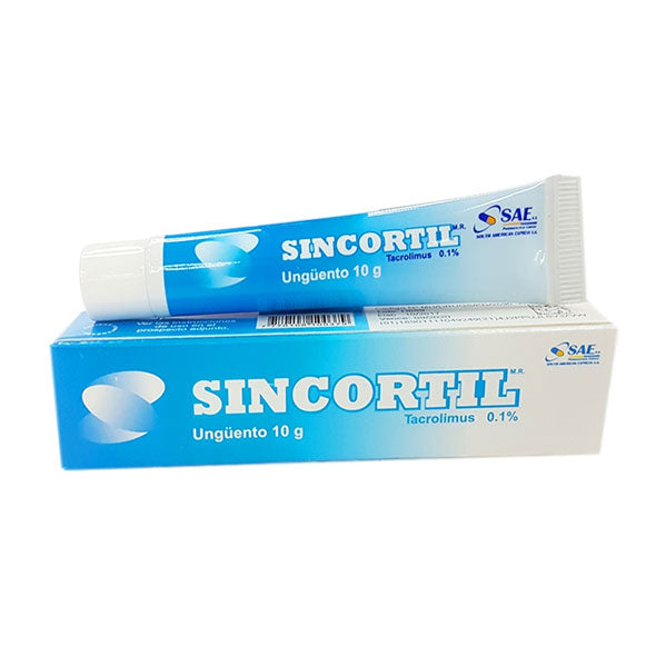 Sincortil Tacrolimus 0.10 Unguento X 10G