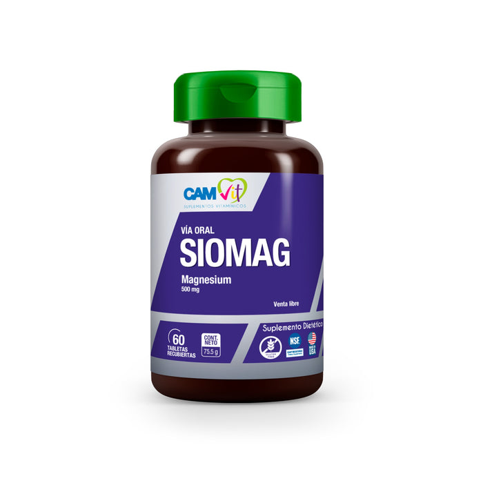 Siomag 500Mg Frasco Magnesio X 60 Tabletas