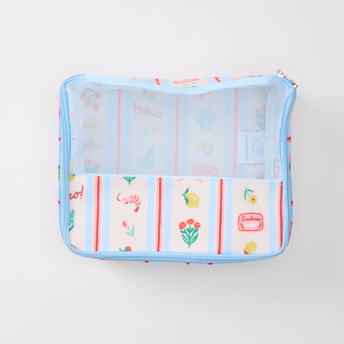 Small Dolce Vita packing cube with breathable mesh top for organized travel packing.