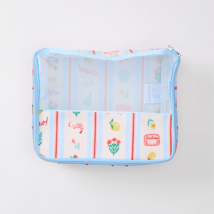 Small Dolce Vita packing cube with breathable mesh top for organized travel packing.