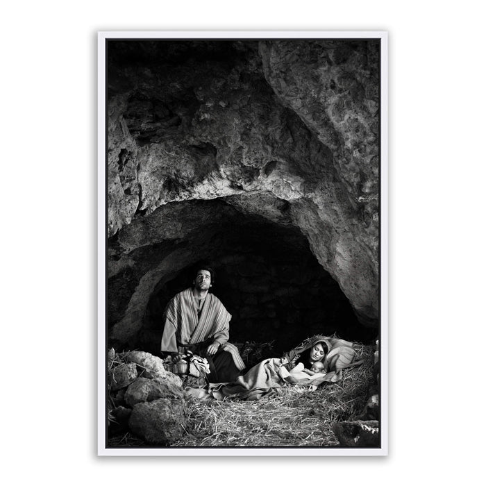 Framed Canvas / 8X10 / Thin White