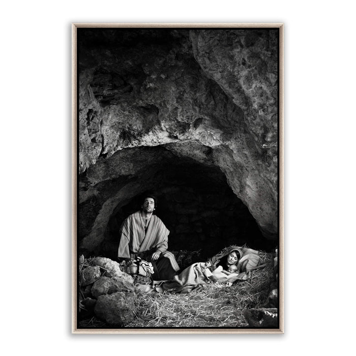 Framed Canvas / 8X10 / Thin Silver