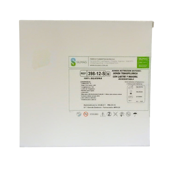 Sonda De Alimentacion Enteral Ad 12Fr Silmag