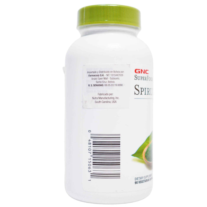 Spirulina 500Mg Suplemento Espirulina X 90 Capsulas