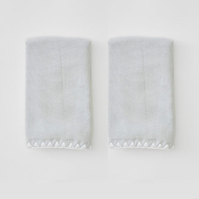 White on Grey / No Embroidery