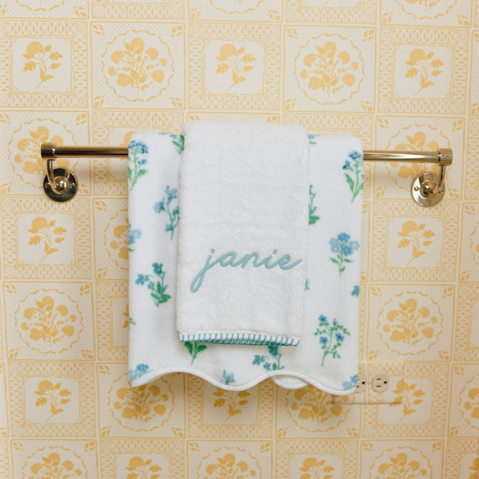 Stitched Edge Hand Towels (pair)