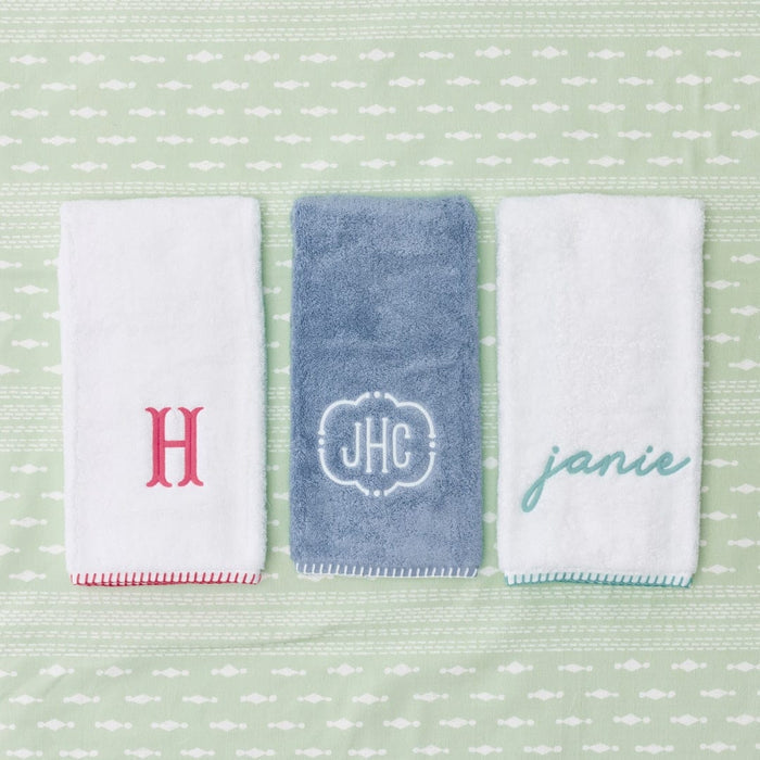 Stitched Edge Hand Towels (pair)