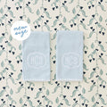 Stitched Edge Powder Bath Towels (pair)