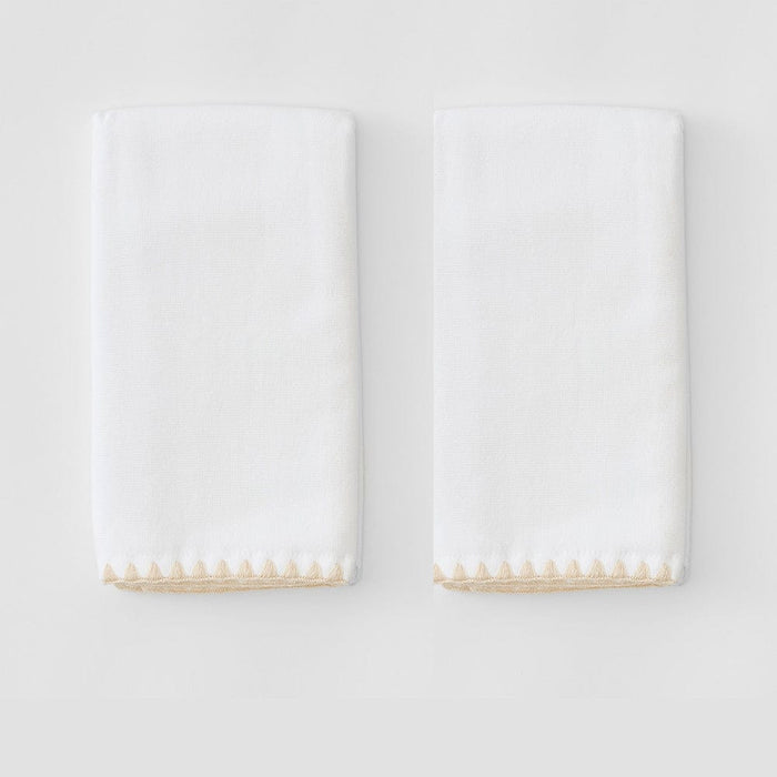 Sand on White / No Embroidery