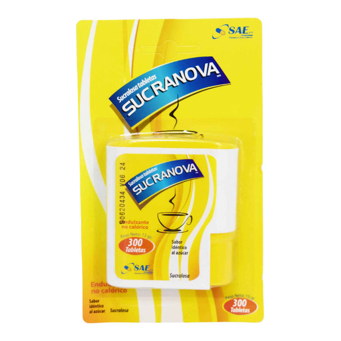 Sucranova Edulcorante Sucralosa X 300 Comprimidos