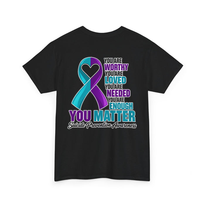 Suicide Prevention Awareness Ribbon Tee – “You Matter” Inspirational T-Shirt