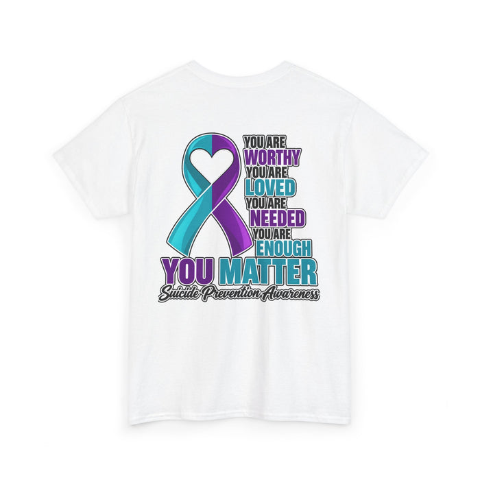Suicide Prevention Awareness Ribbon Tee – “You Matter” Inspirational T-Shirt