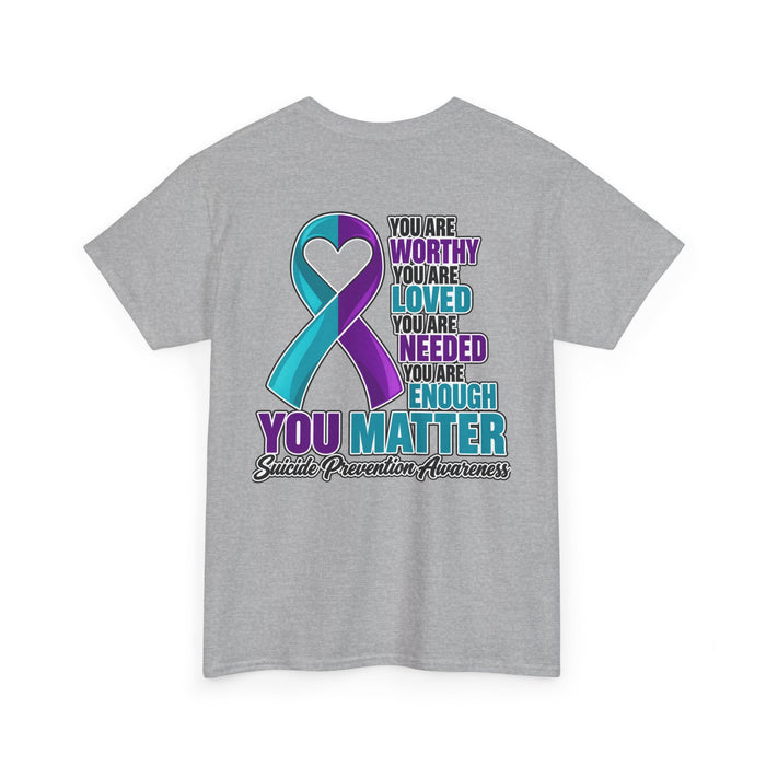Suicide Prevention Awareness Ribbon Tee – “You Matter” Inspirational T-Shirt