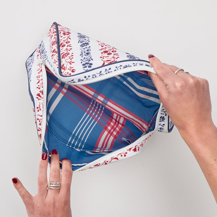 Summersalt x Weezie Patterned Toiletry Bag Trio (3 pieces)