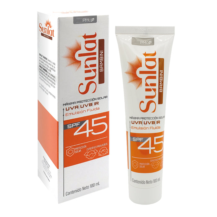 Sunlat Bambini Spf 45 Emulsión X 100Ml