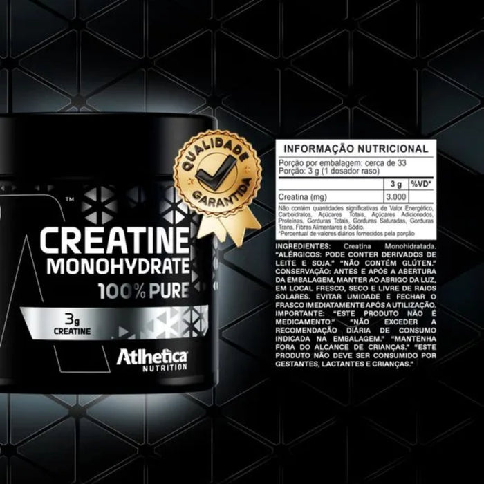 Suplemento 100% Creatina Atlhetica Puro X 100G