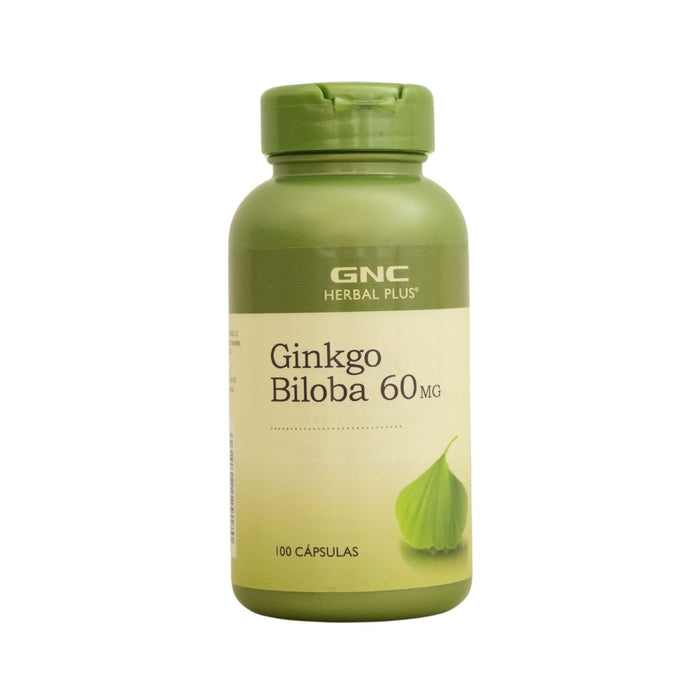 Suplemento Ginkgo Biloba 60Mg Frasco X 100 Cápsulas