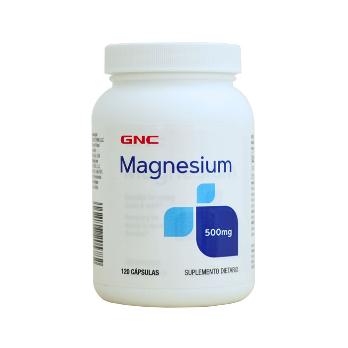 Suplemento Gnc Magnesium 500Mg X 120 Cápsulas