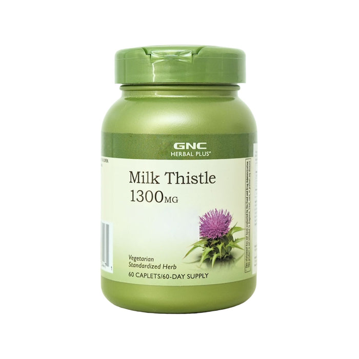 Suplemento Gnc Milk Thistle 1300Mg X 60 Cápsulas