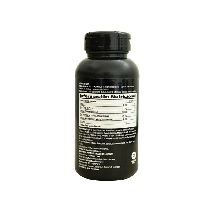 Suplemento Mens Saw Palmetto X 120 Tabletas
