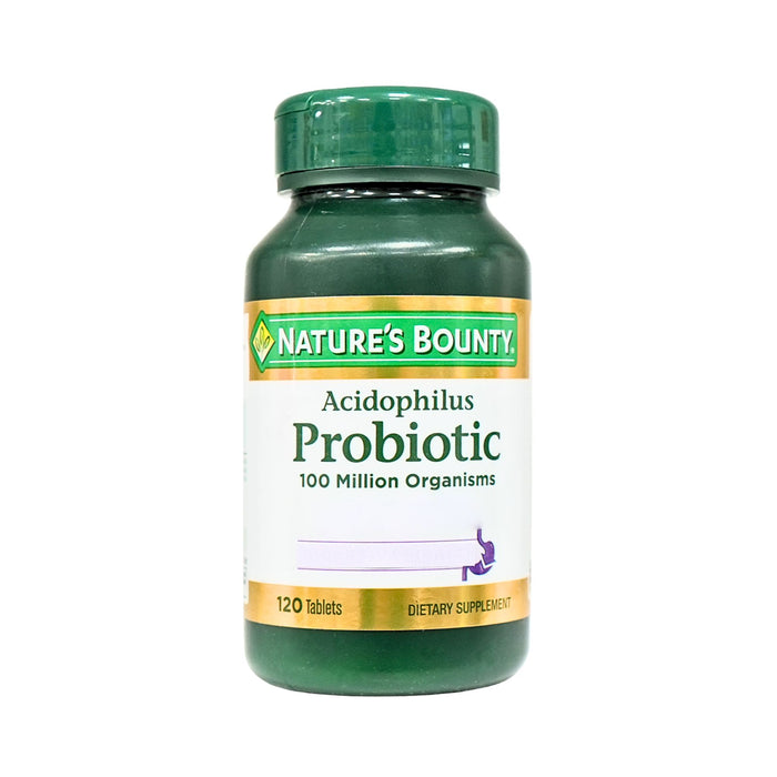 Suplemento Natures Bounty Acidophilus X 120 Tabletas