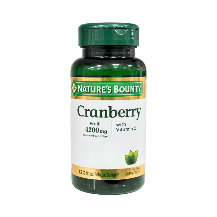 Suplemento Natures Bounty Cranberry X 120 Cápsulas Blandas
