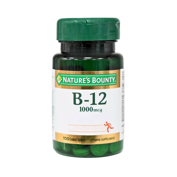 Suplemento Natures Bounty Vitamina B12 1000Mcg X 100 Tabletas