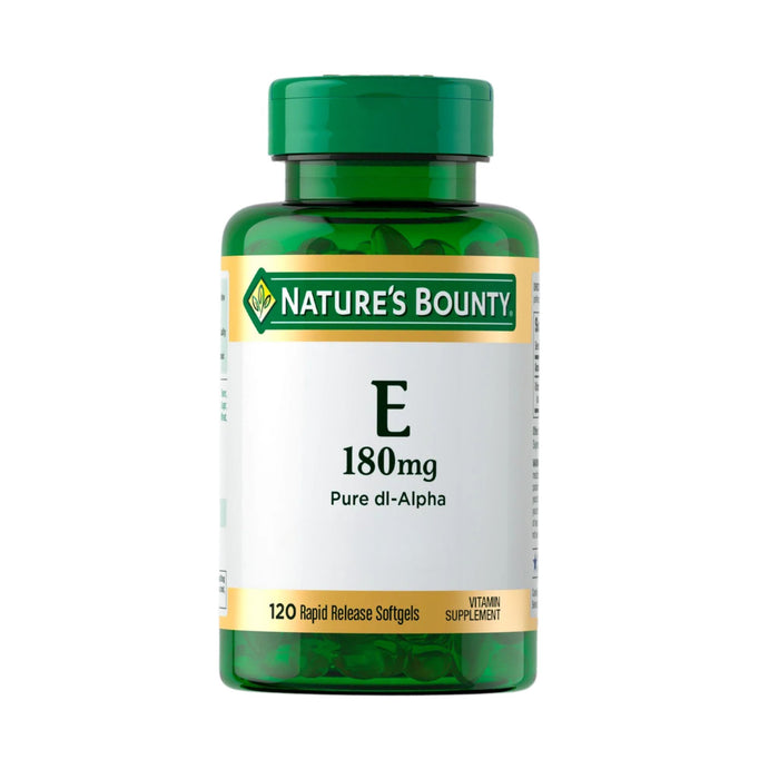 Suplemento Natures Bounty Vitamina E 180 Mg X 120 Capsulas Blandas
