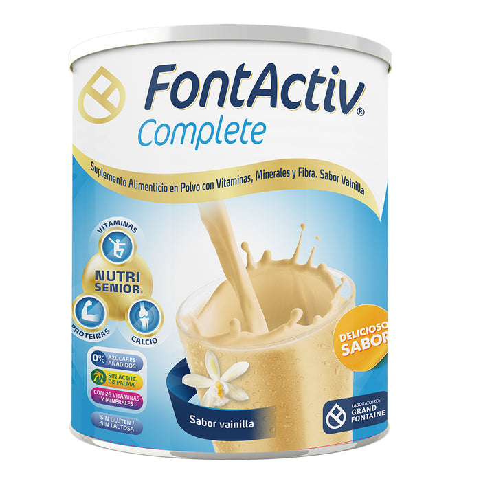Envase de Fontactiv Complete Vainilla 800g