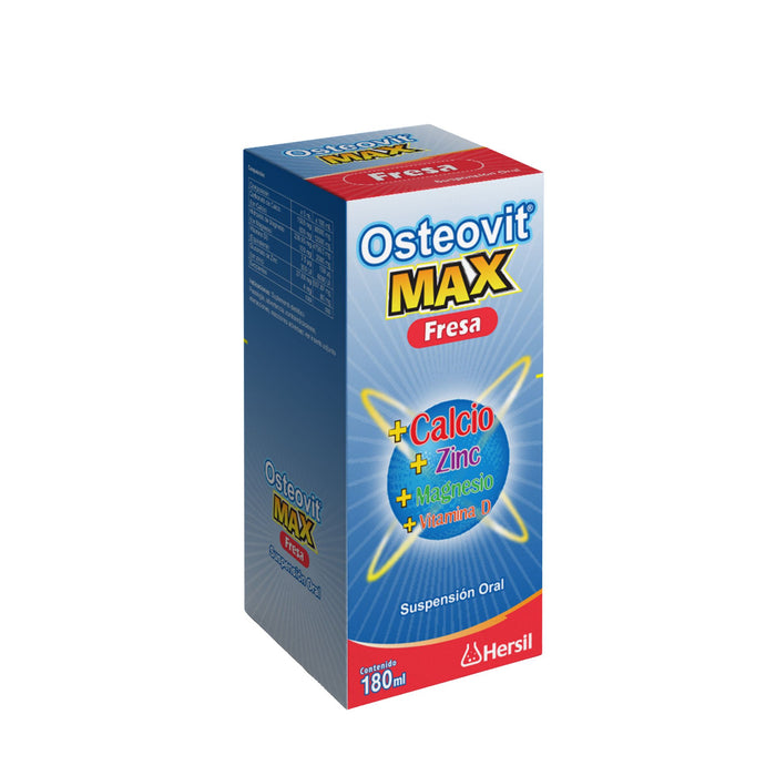 Suplemento Osteovit Max Sabor Fresa X 180Ml