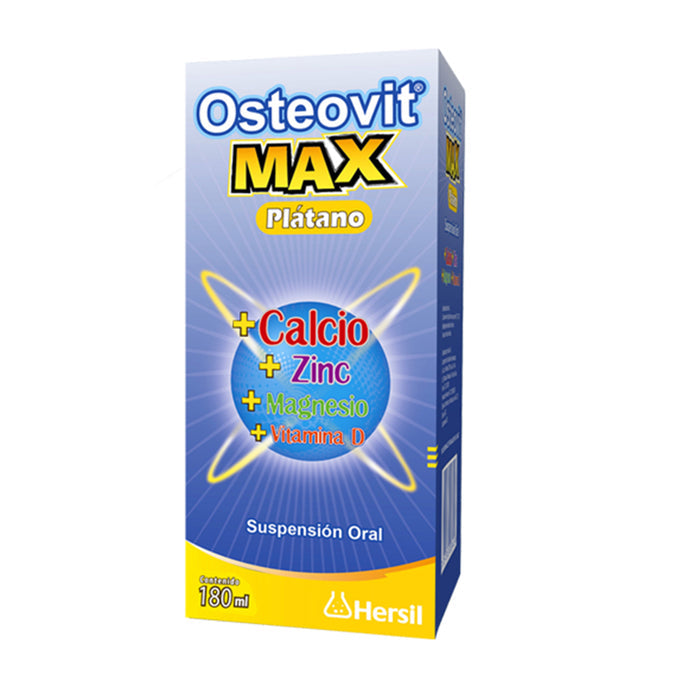 Suplemento Osteovit Max Sabor Plátano X 180Ml