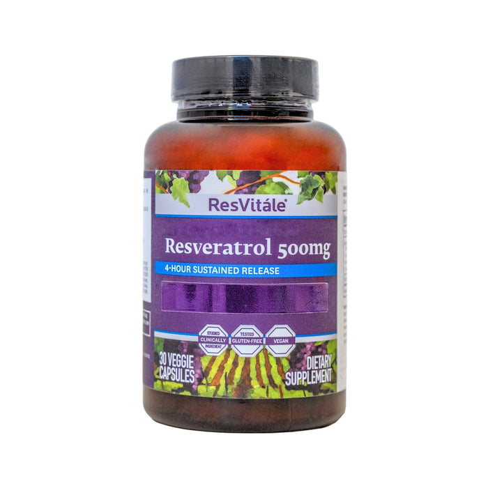 Suplemento Resveratrol 500Mg X 30 Cápsulas