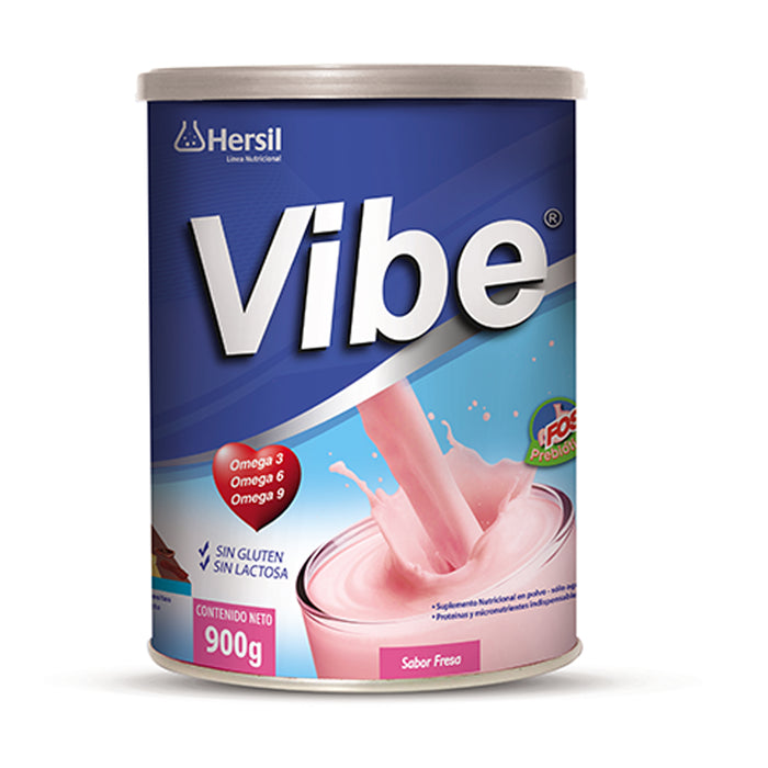 Suplemento Vibe Sin Lactosa Sabor Fresa X 900G