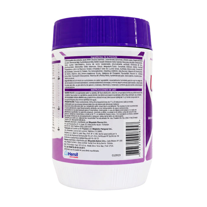 Suplemento Warmi Polvo Vainilla X 330G