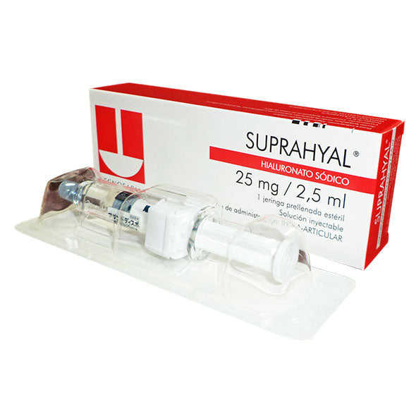 Suprahyal Hialuronato De Sodio 25Mg Y 2.5Ml X Ampolla