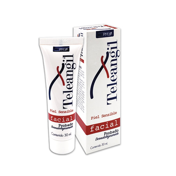 Teleangil facial para rojeces