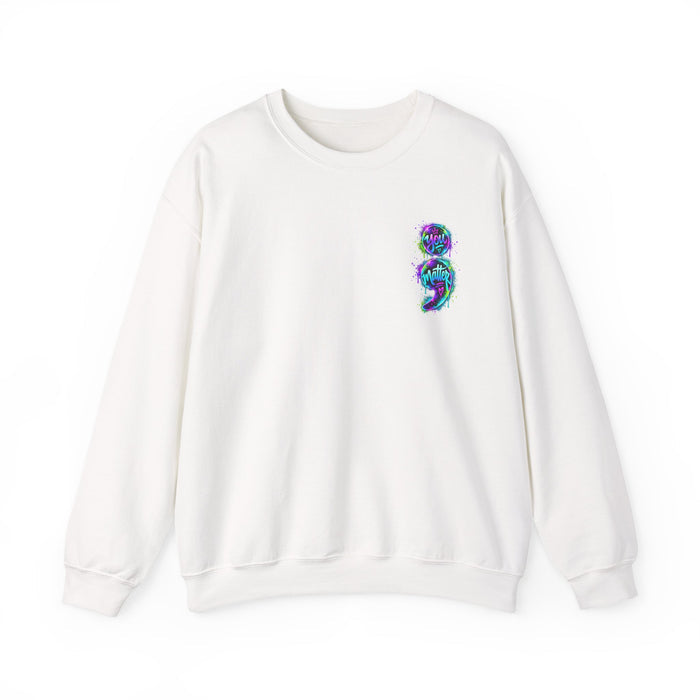 Tell Me About Tomorrow Sweatshirt — Semicolon Mental Health Awareness Crewneck