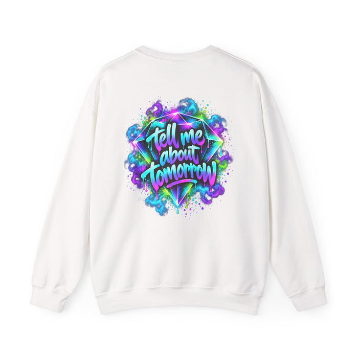 Tell Me About Tomorrow Sweatshirt — Semicolon Mental Health Awareness Crewneck