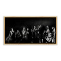 Jesus Christ Parable of the Ten Virgins. 'Ten' modern realistic Christian art work on canvas by Reflections of Christ.