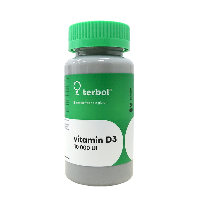 Terbol Vitamin D3 10000Ui Frasco X 60 Capsulas