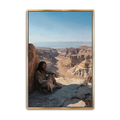 The Wilderness, Portrait | Christ's Temptation in the Wilderness | Christian Wall Art by Mark Mabry