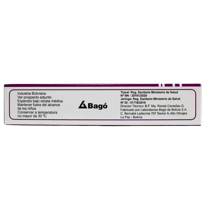 Tiaxal Intramuscular Ceftriaxon 1G X Ampolla