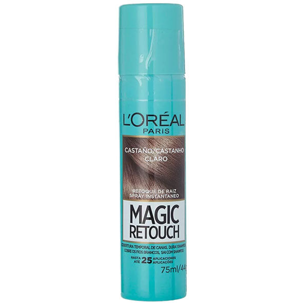 Tinte En Spray Loreal Magic Retouch Castaño Claro X 75Ml