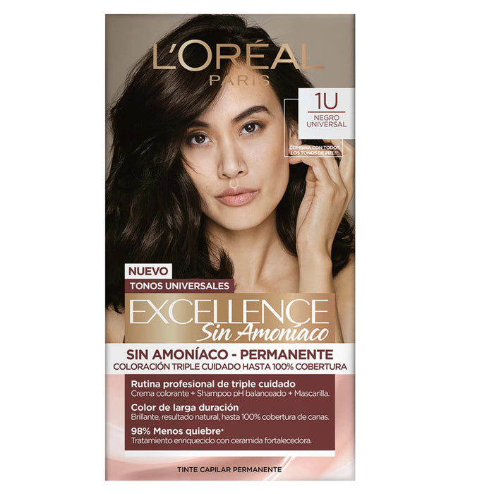 Tinte Excellence Sin Amoniaco 1U Negro