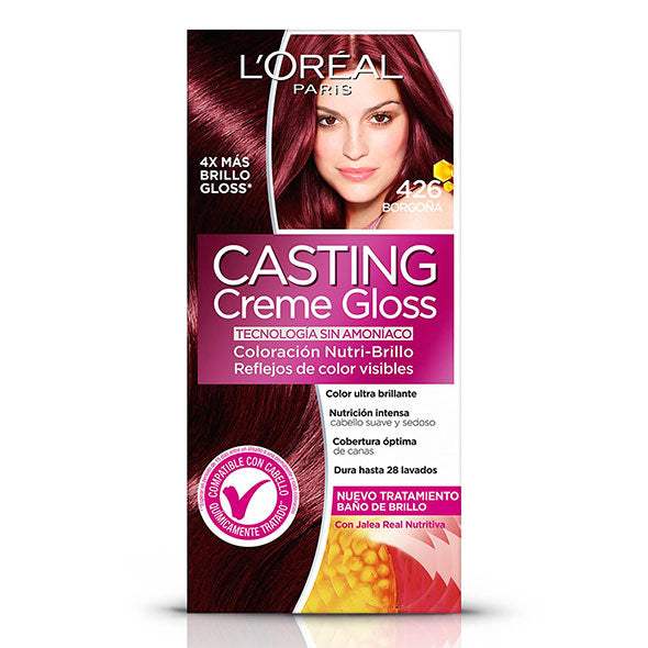 Tinte Loreal Casting Creme Gloss 426 Borgonha X Unidad